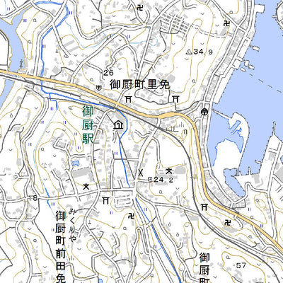Pacific Spatial Solutions, Inc. 502905 志佐（しさ Shisa）, 地形図 digital map