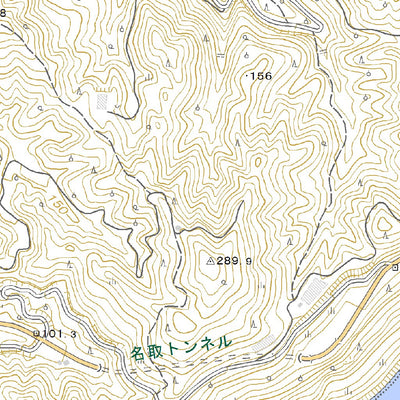 Pacific Spatial Solutions, Inc. 503201 二名津 （ふたなず Futanazu）, 地形図 digital map