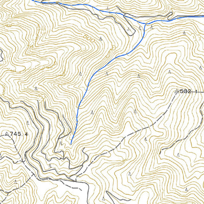 Pacific Spatial Solutions, Inc. 503204 卯之町 （うのまち Unomachi）, 地形図 digital map