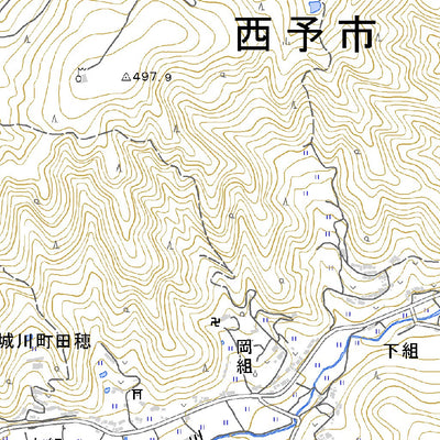 Pacific Spatial Solutions, Inc. 503205 野村 （のむら Nomura）, 地形図 digital map