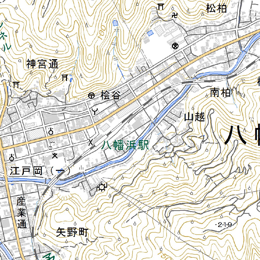 503213 八幡浜 （やわたはま Yawatahama）, 地形図 Map by Pacific Spatial Solutions, Inc. |  Avenza Maps