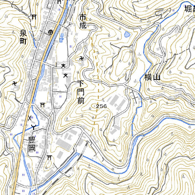 Pacific Spatial Solutions, Inc. 503235 中山 （なかやま Nakayama）, 地形図 digital map