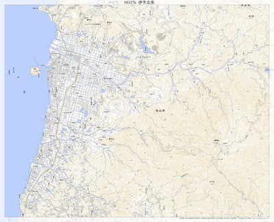 Pacific Spatial Solutions, Inc. 503276 伊予北条 （いよほうじょう Iyohojo）, 地形図 digital map