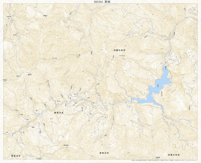 Pacific Spatial Solutions, Inc. 503363 弟地 （おとじ Otoji）, 地形図 digital map