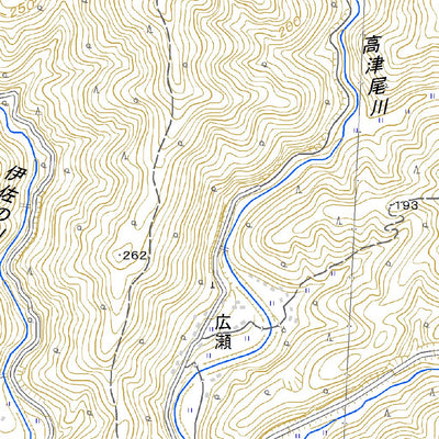 Pacific Spatial Solutions, Inc. 503572 川原河 （かわらごう Kawarago）, 地形図 digital map
