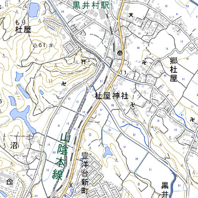 Pacific Spatial Solutions, Inc. 513017 川棚温泉 （かわたなおんせん Kawatanaonsen）, 地形図 digital map