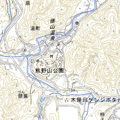 Pacific Spatial Solutions, Inc. 513130 俵山 （たわらやま Tawarayama）, 地形図 digital map