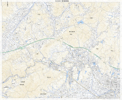 Pacific Spatial Solutions, Inc. 513255 安芸西条 （あきさいじょう Akisaijo）, 地形図 digital map