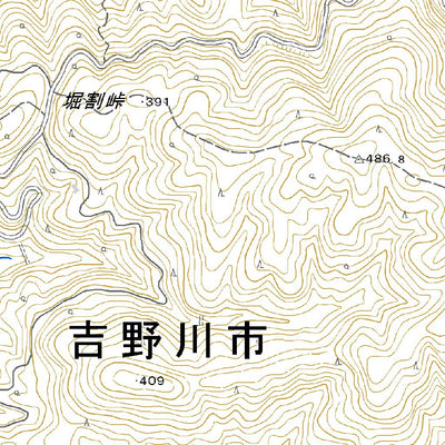 Pacific Spatial Solutions, Inc. 513402 川島 （かわしま Kawashima）, 地形図 digital map