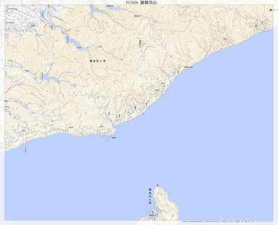 Pacific Spatial Solutions, Inc. 513426 諭鶴羽山 （ゆづるはさん Yuzuruhasan）, 地形図 digital map