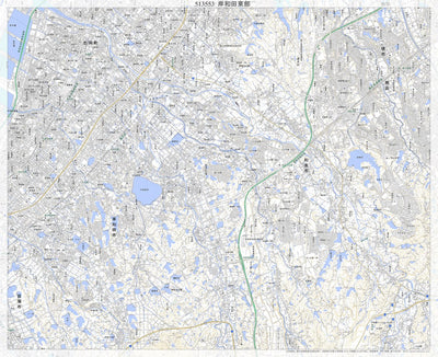 Pacific Spatial Solutions, Inc. 513553 岸和田東部（きしわだとうぶ Kishiwadatobu）, 地形図 digital map
