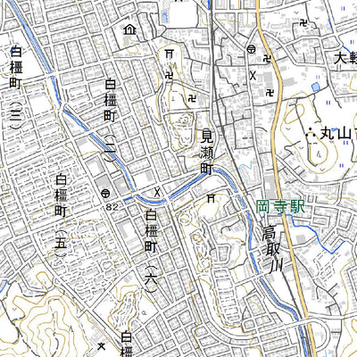 Pacific Spatial Solutions, Inc. 513556 畝傍山（うねびやま Unebiyama）, 地形図 digital map
