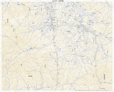 Pacific Spatial Solutions, Inc. 513557 古市場（ふるいちば Furuichiba）, 地形図 digital map