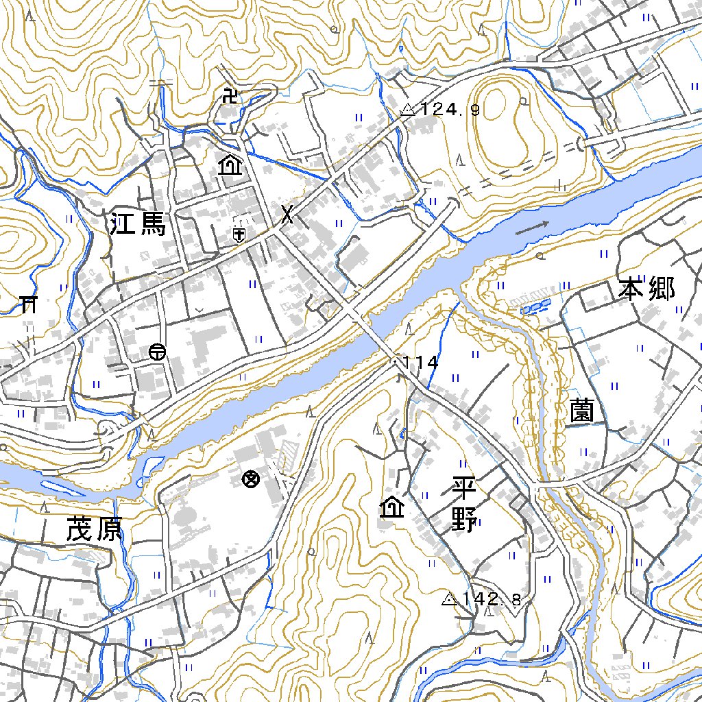513642 江馬 （えま Ema）, 地形図 Map by Pacific Spatial Solutions, Inc. | Avenza ...