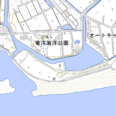 Pacific Spatial Solutions, Inc. 513776 掛塚（かけつか Kaketsuka）, 地形図 digital map
