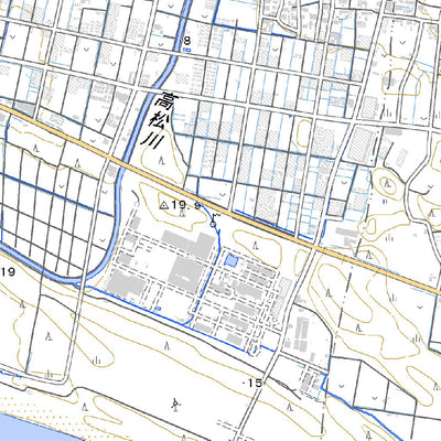Pacific Spatial Solutions, Inc. 513870 千浜（ちはま Chihama）, 地形図 digital map