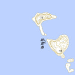Pacific Spatial Solutions, Inc. 513921 神津島（こうづしま Kozushima）, 地形図 digital map