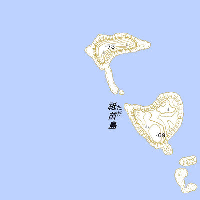 Pacific Spatial Solutions, Inc. 513921 神津島（こうづしま Kozushima）, 地形図 digital map