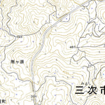 Pacific Spatial Solutions, Inc. 523216 三次 （みよし Miyoshi）, 地形図 digital map