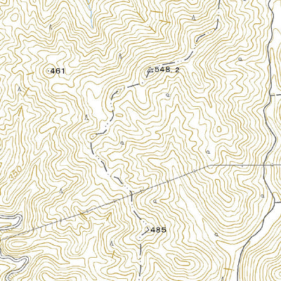 Pacific Spatial Solutions, Inc. 523234 木路原 （きろはら Kirohara）, 地形図 digital map