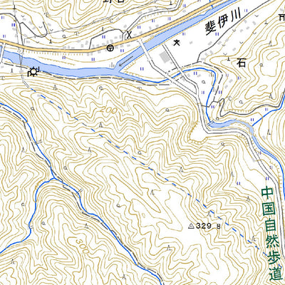 Pacific Spatial Solutions, Inc. 523267 湯村 （ゆむら Yumura）, 地形図 digital map
