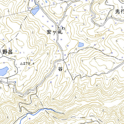 Pacific Spatial Solutions, Inc. 523327 福渡 （ふくわたり Fukuwatari）, 地形図 digital map