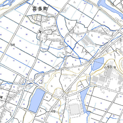 Pacific Spatial Solutions, Inc. 523427 社（やしろ Yashiro）, 地形図 digital map