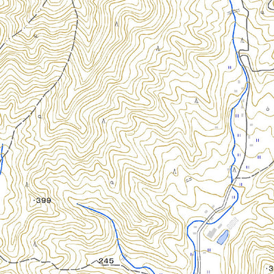 Pacific Spatial Solutions, Inc. 523446 粟賀町（あわがまち Awagamachi）, 地形図 digital map