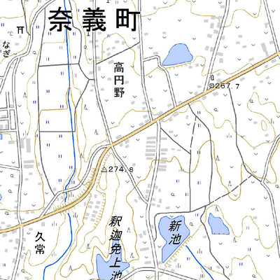 Pacific Spatial Solutions, Inc. 523451 日本原（にほんばら Nihombara）, 地形図 digital map