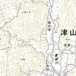 Pacific Spatial Solutions, Inc. 523460 美作加茂（みまさかかも Mimasakakamo）, 地形図 digital map