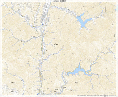 Pacific Spatial Solutions, Inc. 523466 但馬新井（たじまにい Tajimanii）, 地形図 digital map