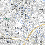 Pacific Spatial Solutions, Inc. 523547 草津（くさつ Kusatsu）, 地形図 digital map