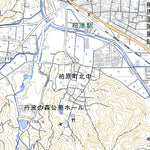 Pacific Spatial Solutions, Inc. 523550 柏原（かいばら Kaibara）, 地形図 digital map