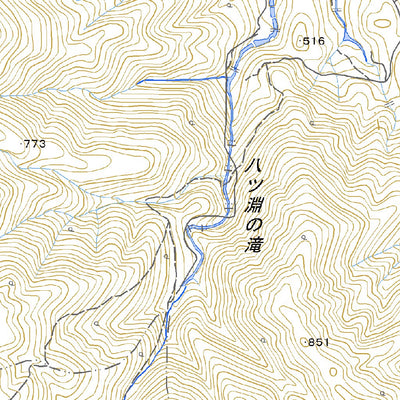Pacific Spatial Solutions, Inc. 523577 北小松（きたこまつ Kitakomatsu）, 地形図 digital map