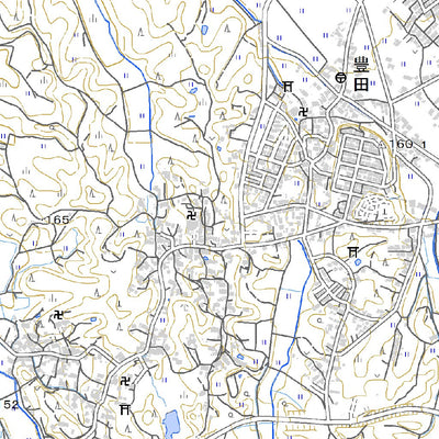 Pacific Spatial Solutions, Inc. 523641 日野西部 （ひのせいぶ Hinoseibu）, 地形図 digital map