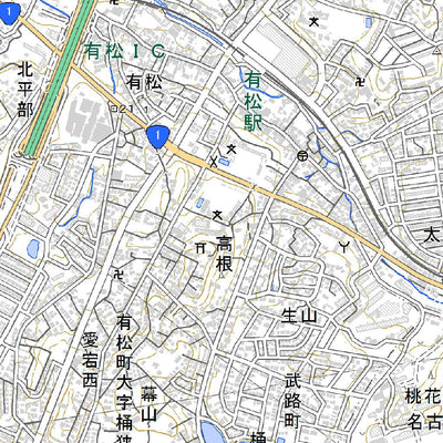 Pacific Spatial Solutions, Inc. 523647 鳴海 （なるみ Narumi）, 地形図 digital map