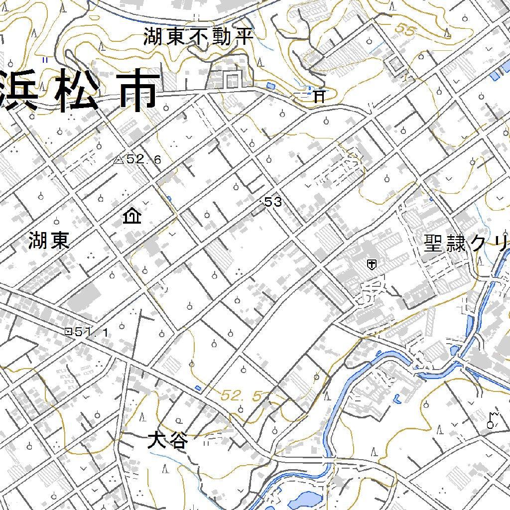 523715 気賀 （きが Kiga）, 地形図 Map by Pacific Spatial Solutions, Inc ...