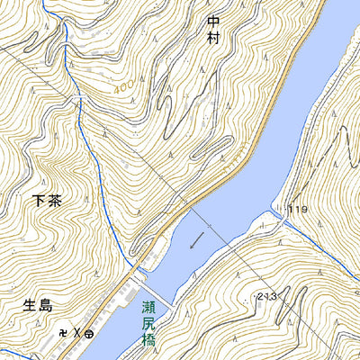 Pacific Spatial Solutions, Inc. 523746 中部 （なかっぺ Nakappe）, 地形図 digital map