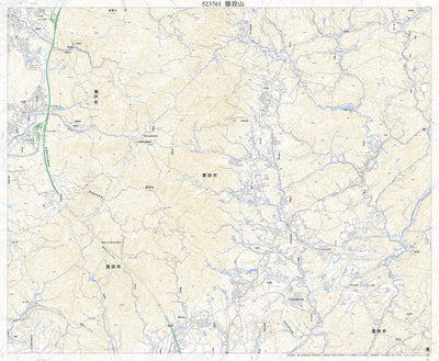 Pacific Spatial Solutions, Inc. 523761 猿投山 （さなげやま Sanageyama）, 地形図 digital map
