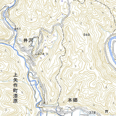 Pacific Spatial Solutions, Inc. 523773 明智 （あけち Akechi）, 地形図 digital map