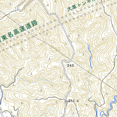 Pacific Spatial Solutions, Inc. 523821 向谷 （むくや Mukuya）, 地形図 digital map