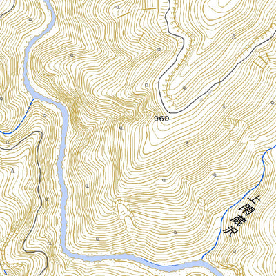 Pacific Spatial Solutions, Inc. 523860 寸又峡温泉 （すまたきょうおんせん Sumatakyoonsen）, 地形図 digital map