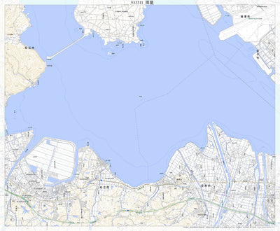 Pacific Spatial Solutions, Inc. 533311 揖屋 （いや Iya）, 地形図 digital map