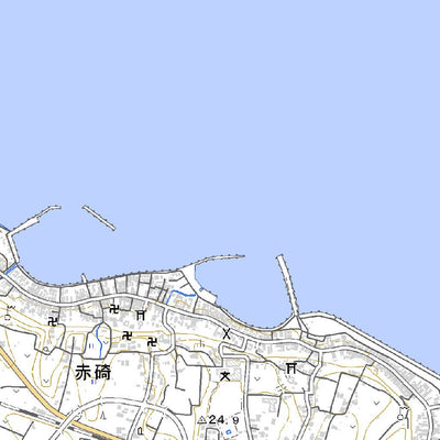 Pacific Spatial Solutions, Inc. 533325 赤碕 （あかさき Akasaki）, 地形図 digital map