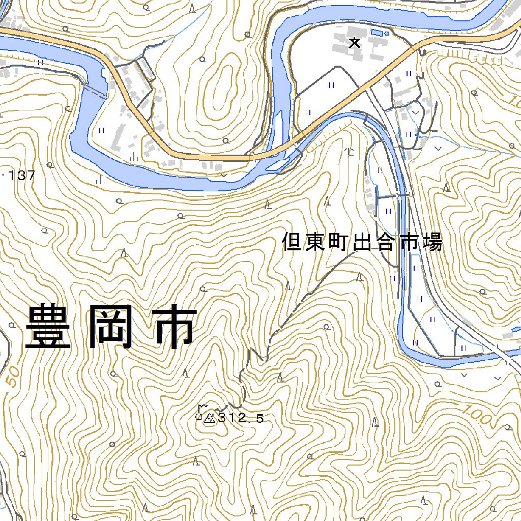 533417 出石 （いずし Izushi）, 地形図 Map by Pacific Spatial 