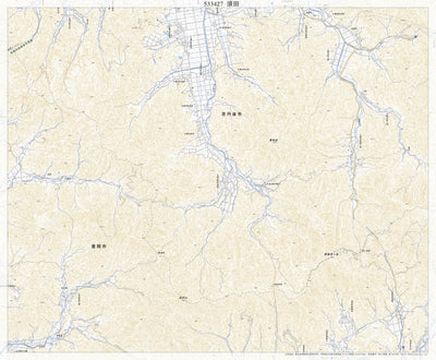 Pacific Spatial Solutions, Inc. 533427 須田 （すだ Suda）, 地形図 digital map