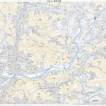 Pacific Spatial Solutions, Inc. 533616 岐阜北部 （ぎふほくぶ Gifuhokubu）, 地形図 digital map