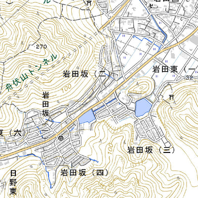 Pacific Spatial Solutions, Inc. 533616 岐阜北部 （ぎふほくぶ Gifuhokubu）, 地形図 digital map