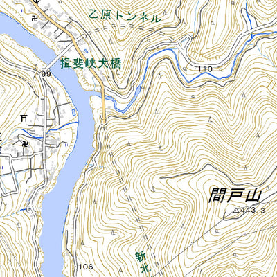 Pacific Spatial Solutions, Inc. 533624 谷汲 （たにぐみ Tanigumi）, 地形図 digital map