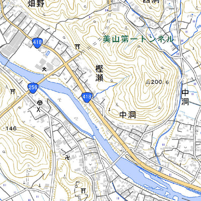 Pacific Spatial Solutions, Inc. 533626 岩佐 （いわさ Iwasa）, 地形図 digital map